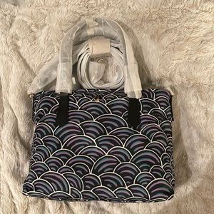 NEW - Purple, black and white pattern Kate Spade Bag